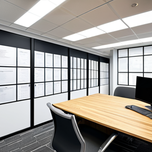 Home 6 Image Prompt 1: Customer Journey Mapping in a Collaborative Office**